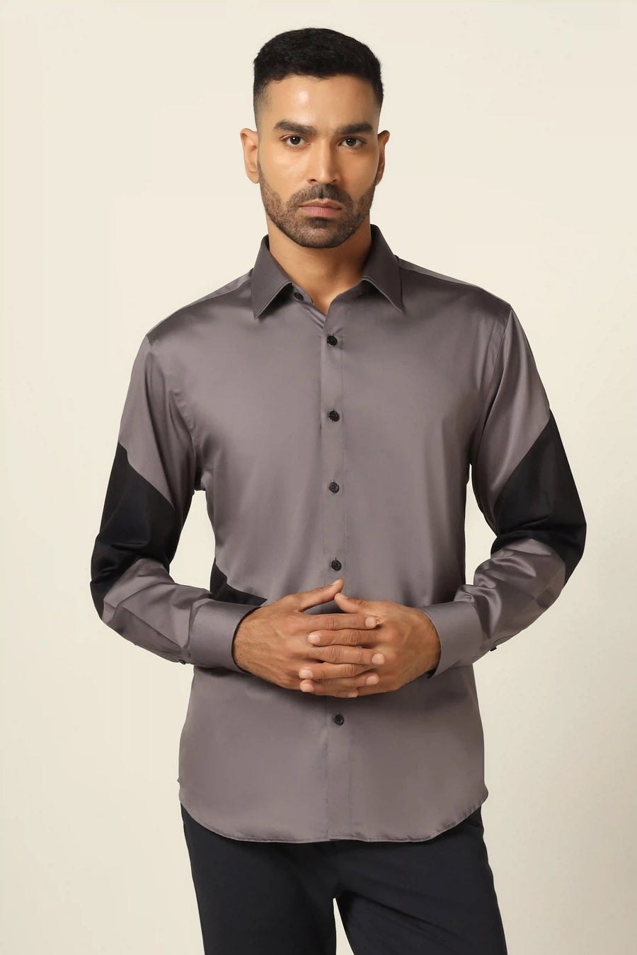 Grey Designer Shirt
