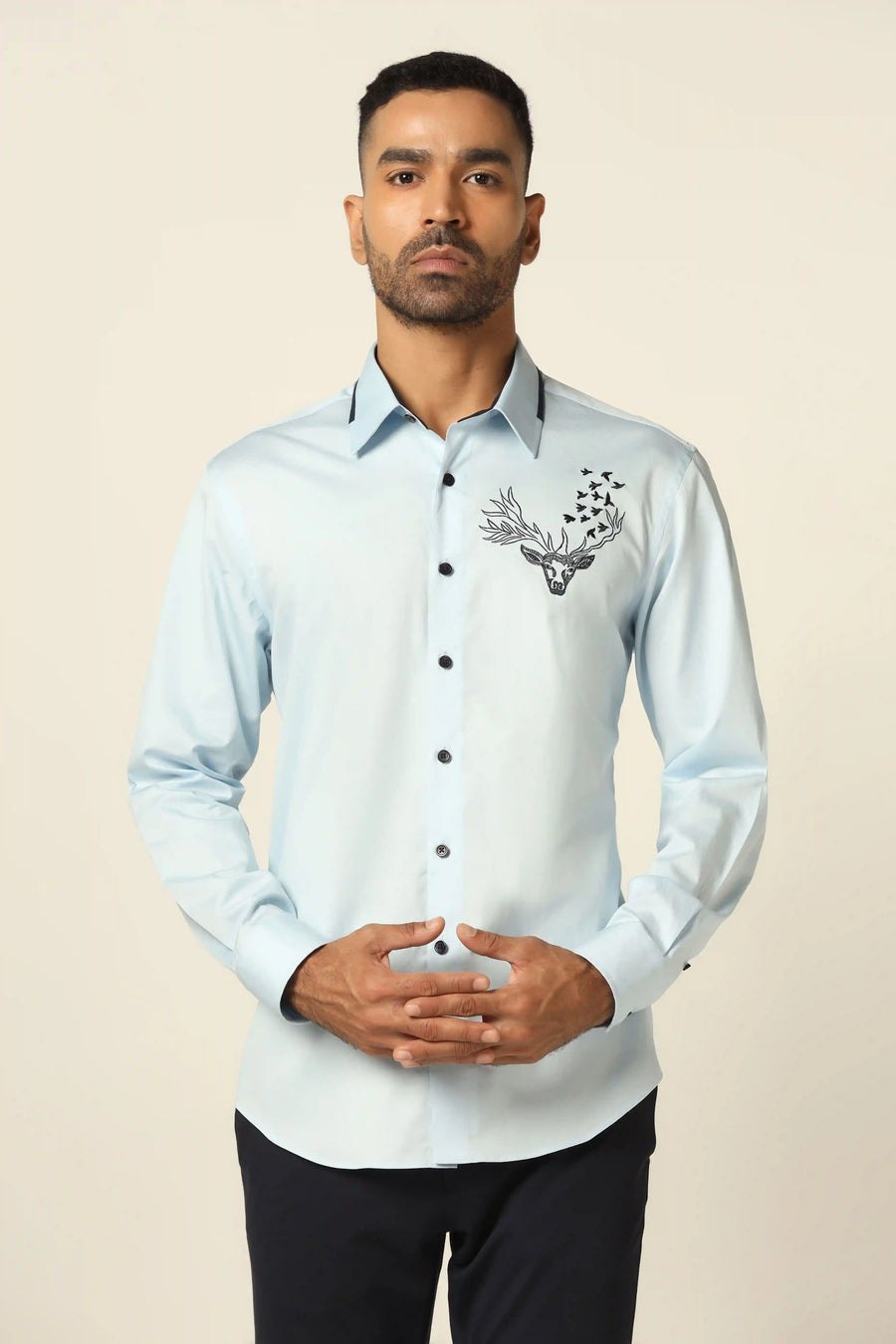 Blue Designer Shirt