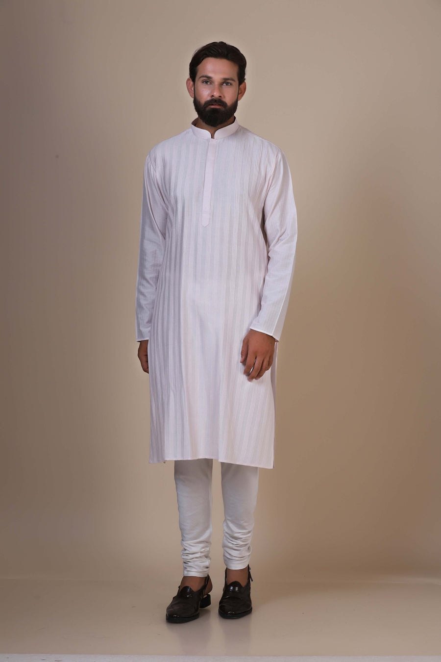 Pink Pintuck Kurta Pajama