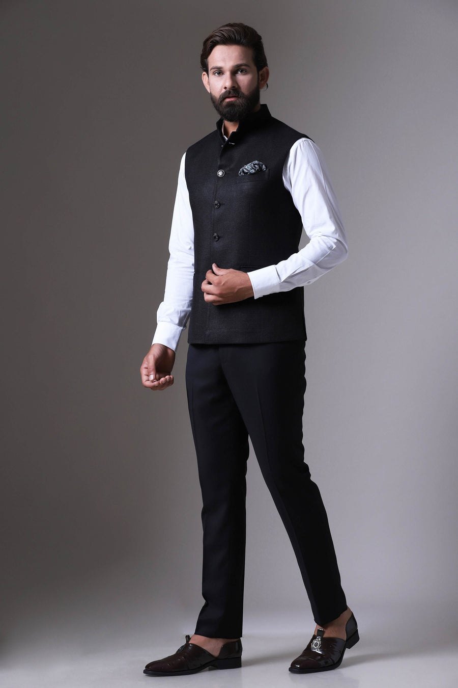 Black Silk Jacket