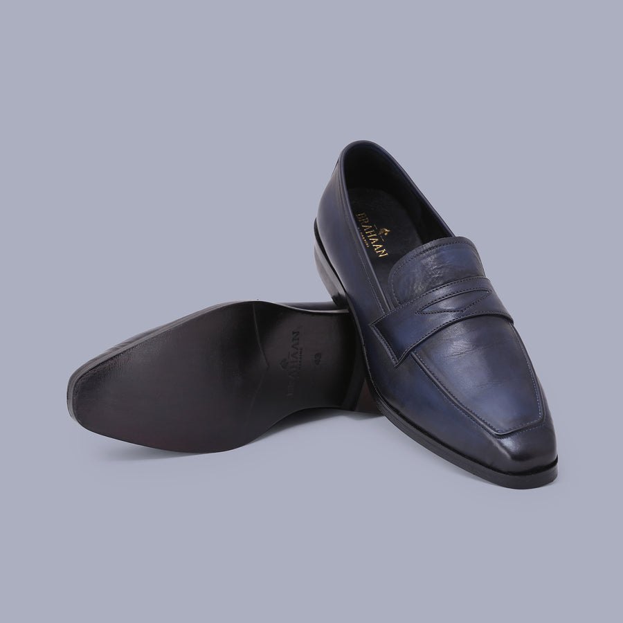 Navy Blue Loafers
