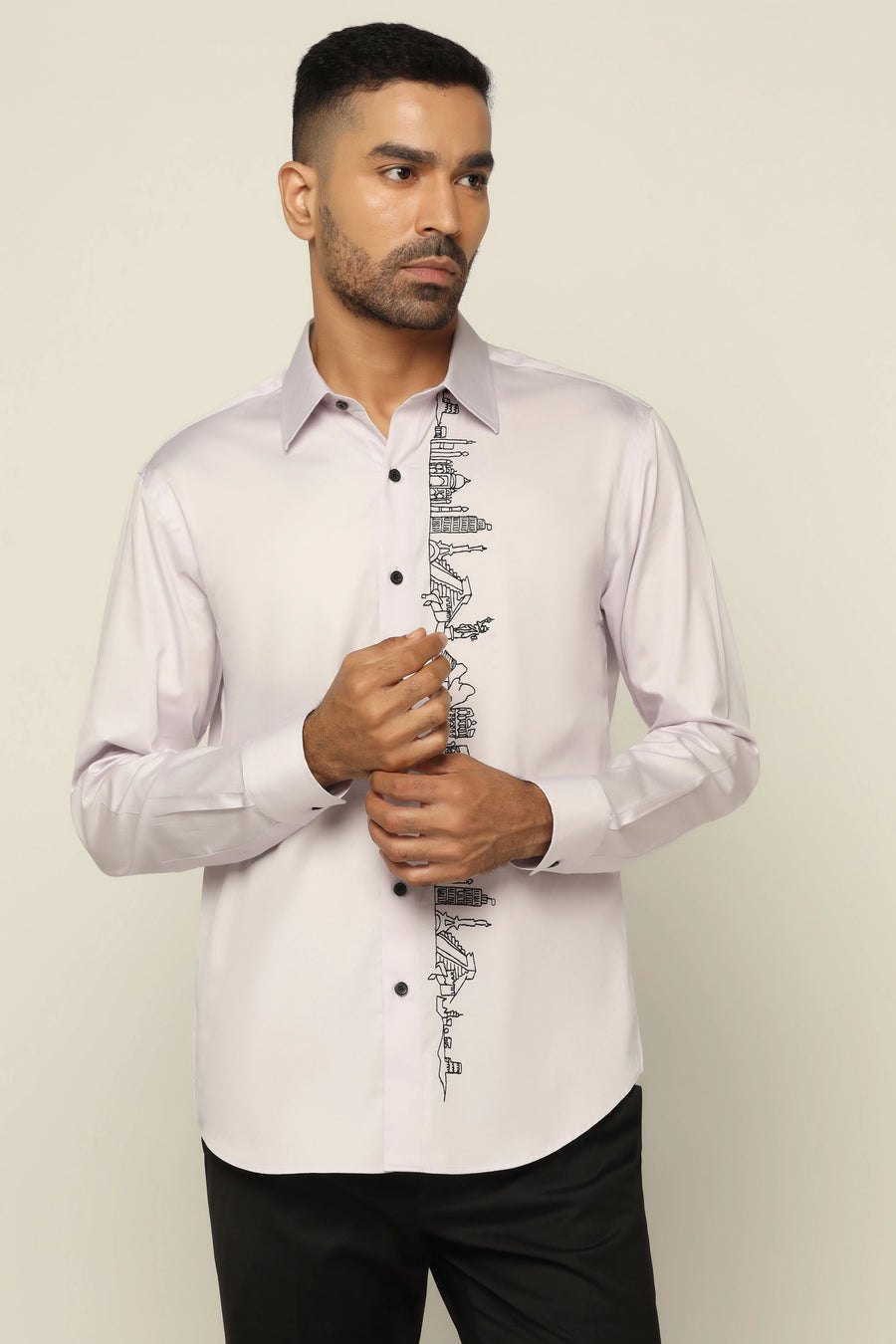 Purple Designer Shirt