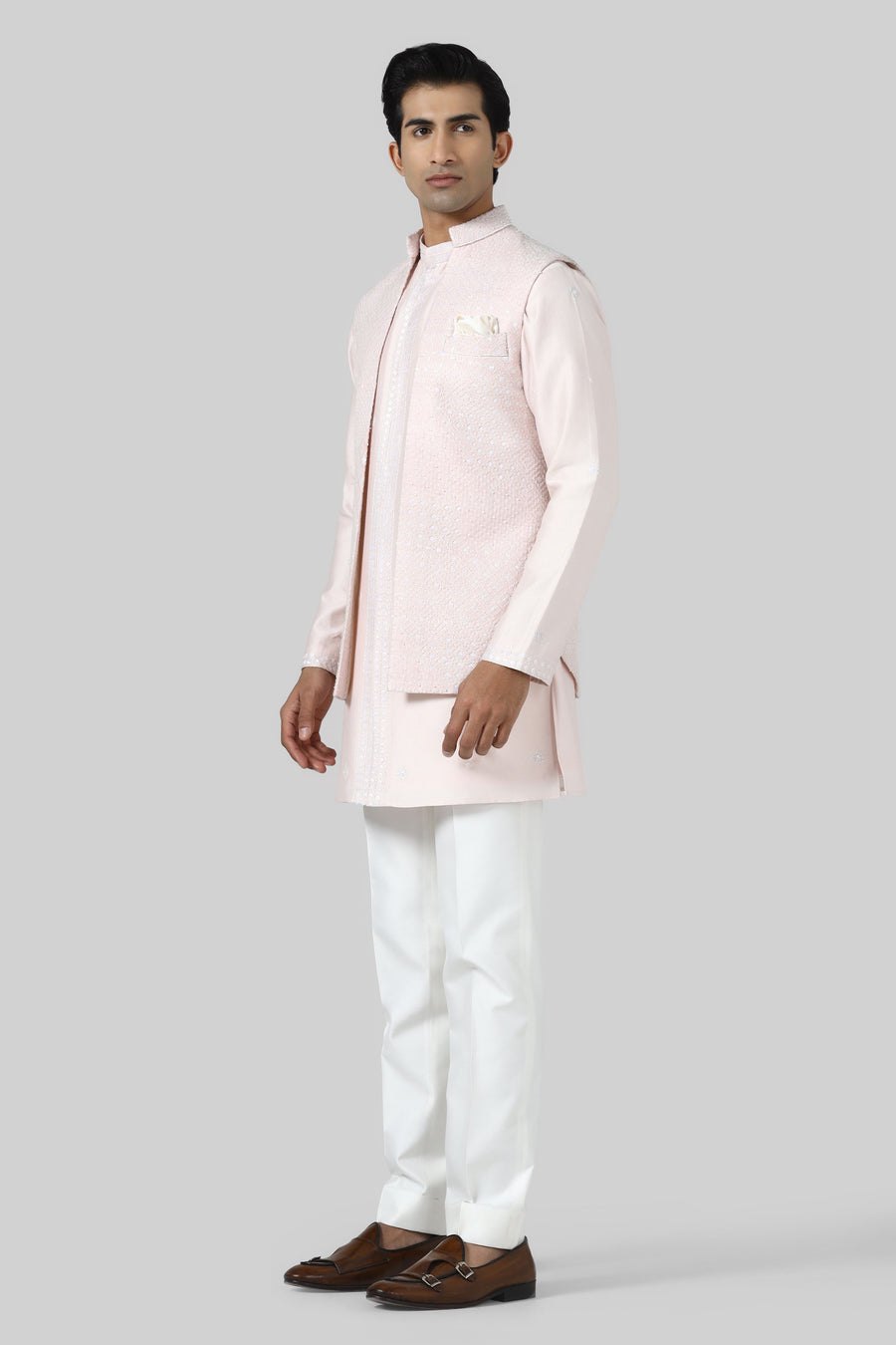 Pastel Pink Jacket Set