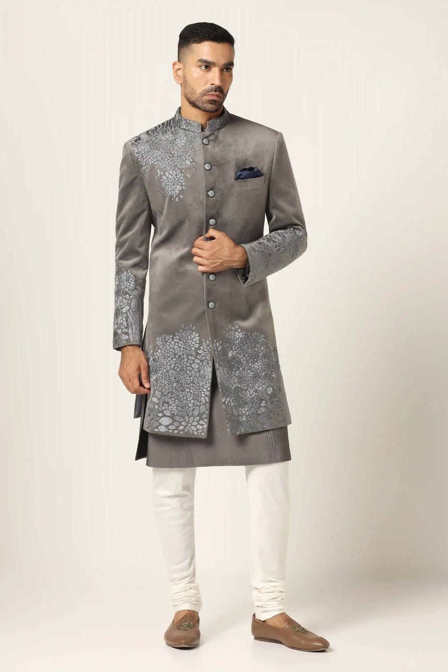 Grey Indowestern