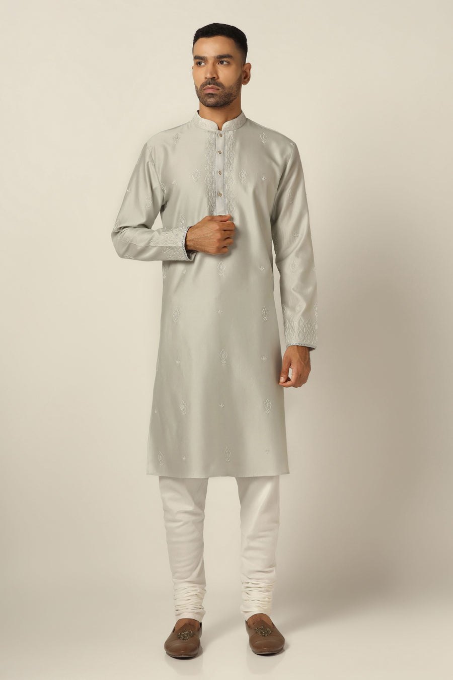 Grey Kurta Pajama