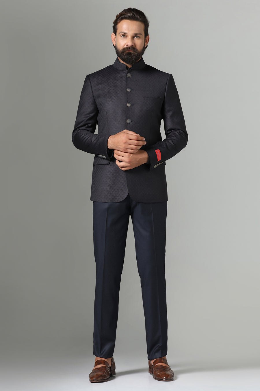 Black Bandhgala Suit