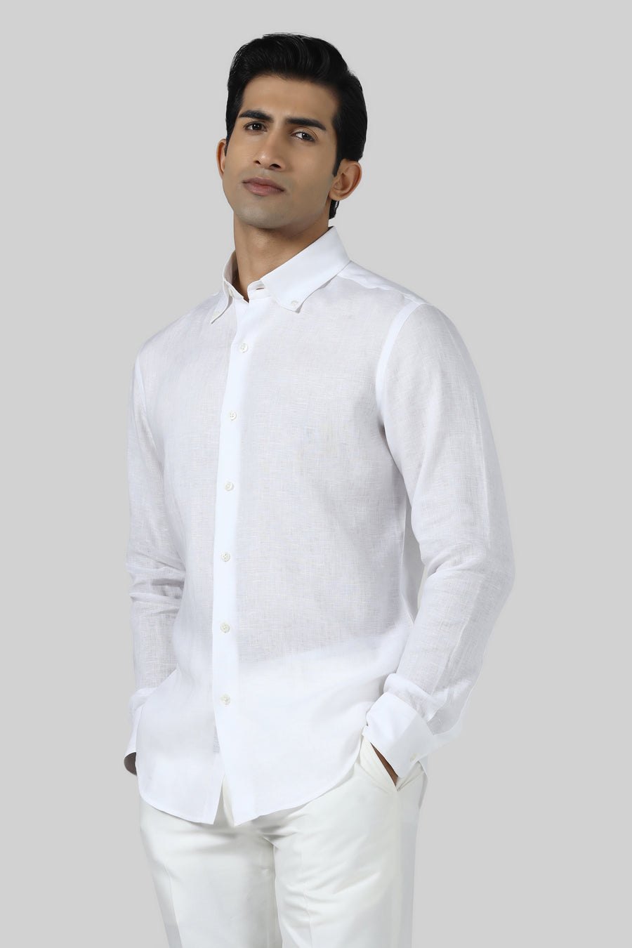 White Linen Shirt