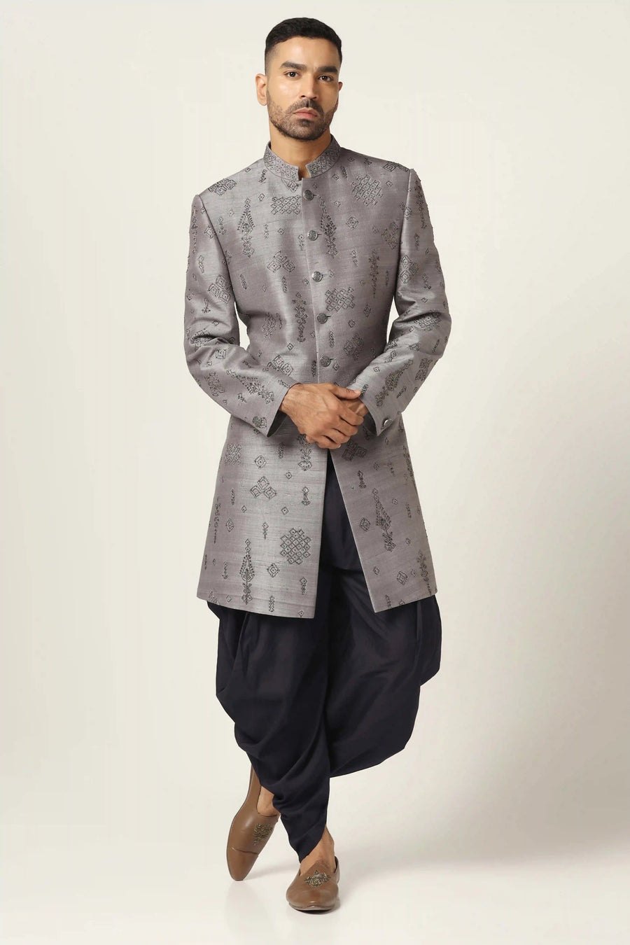 Grey Indowestern