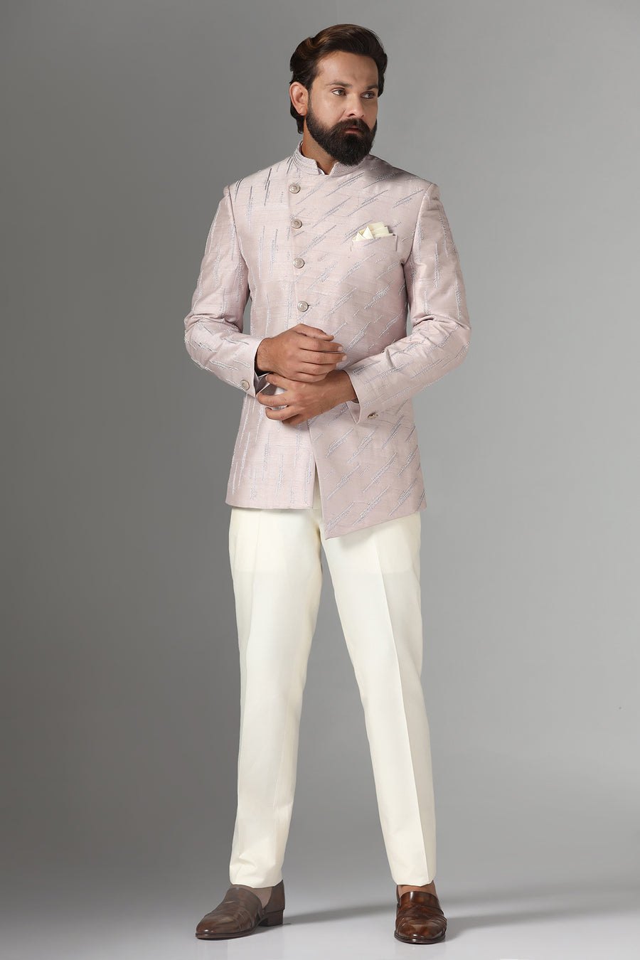 Soft Pink Asymmetric Bandhgala