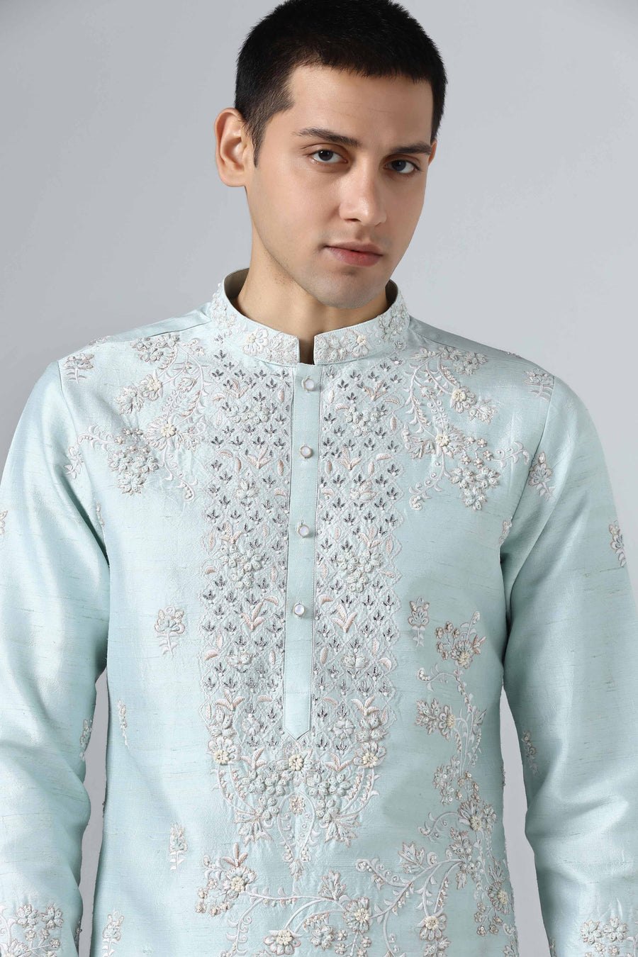 Powder Blue Kurta Set