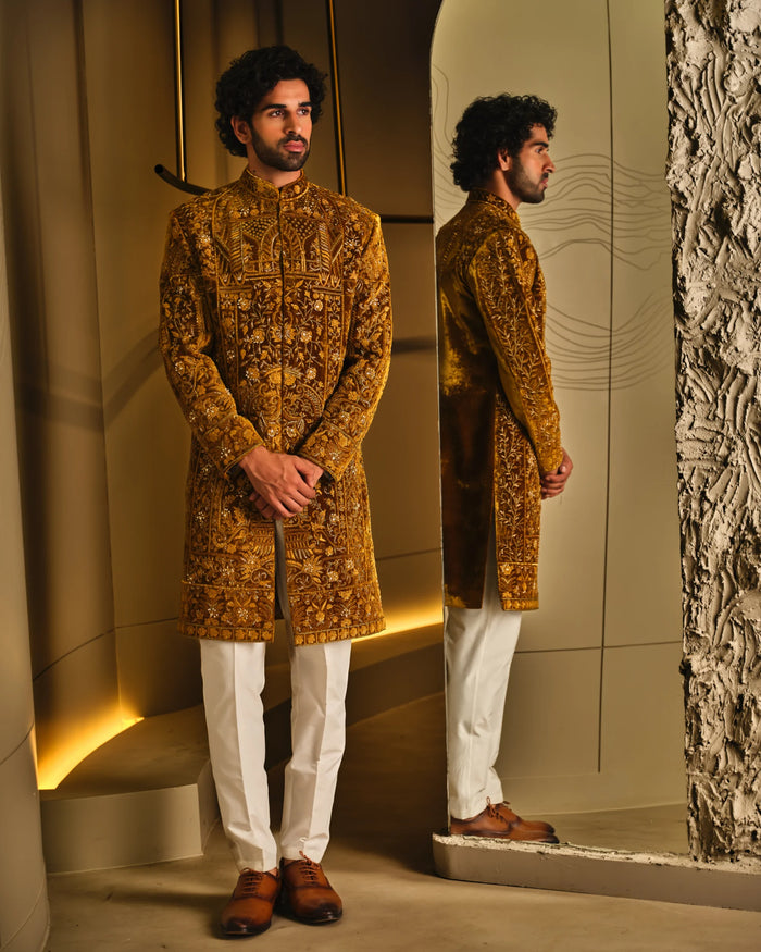 Heritage Gold Indo Western