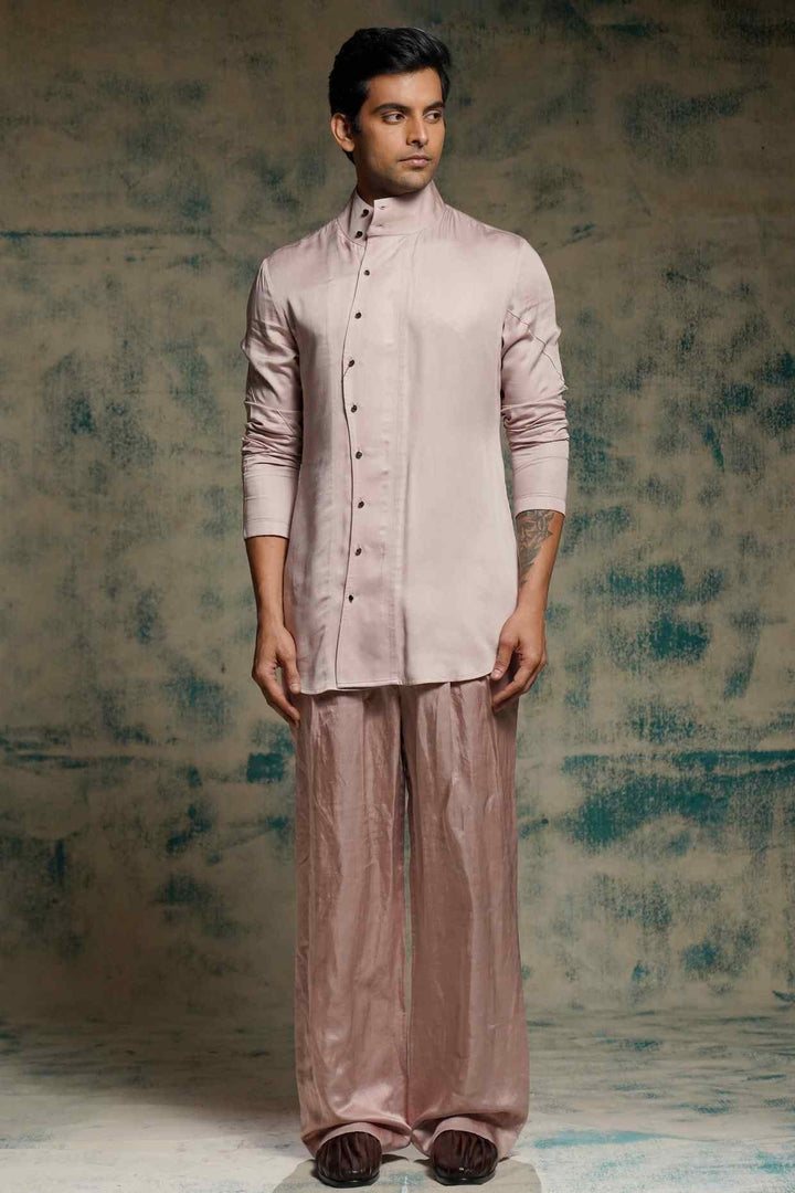 MAUVE WHISPER SHIRT SET