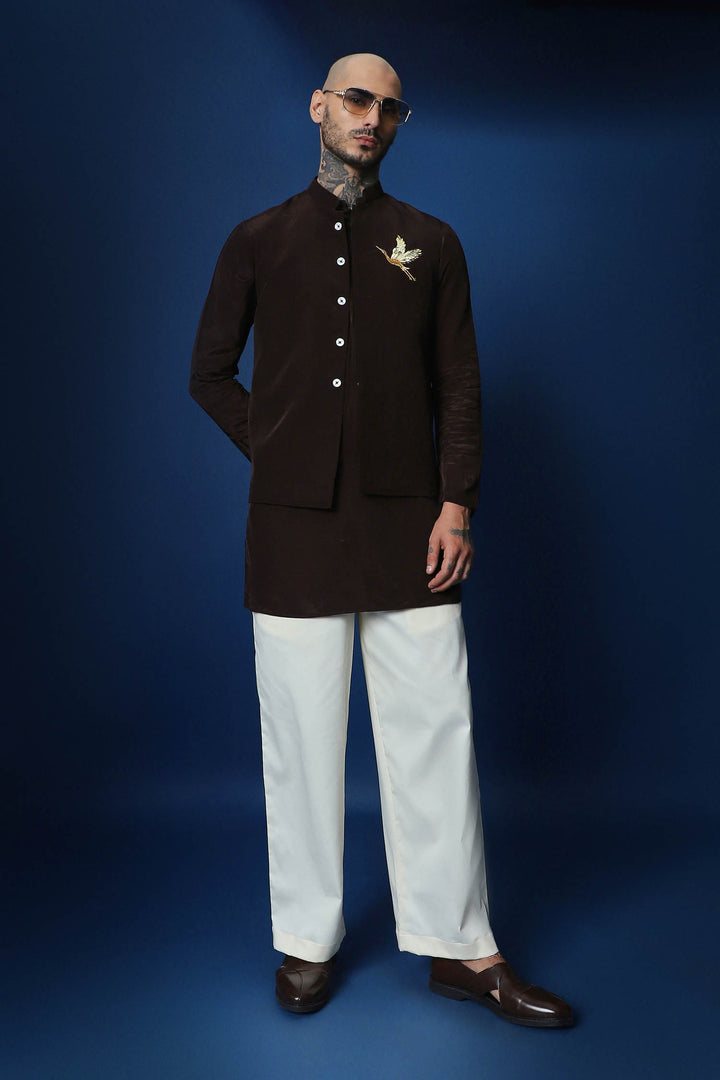 Egret Bundi Kurta