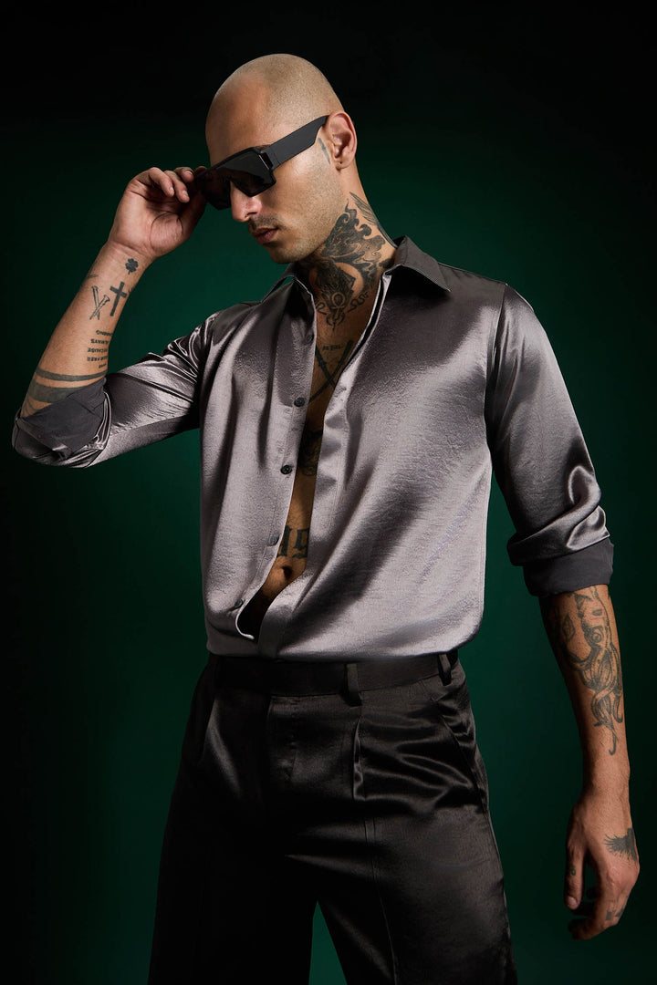 Cool Grey - Designer Shirt
