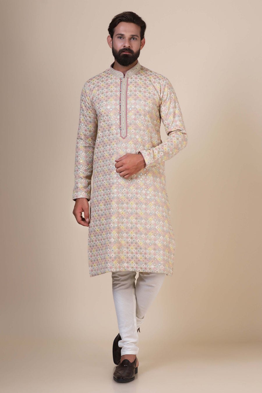 Multicolour Kurta Pajama